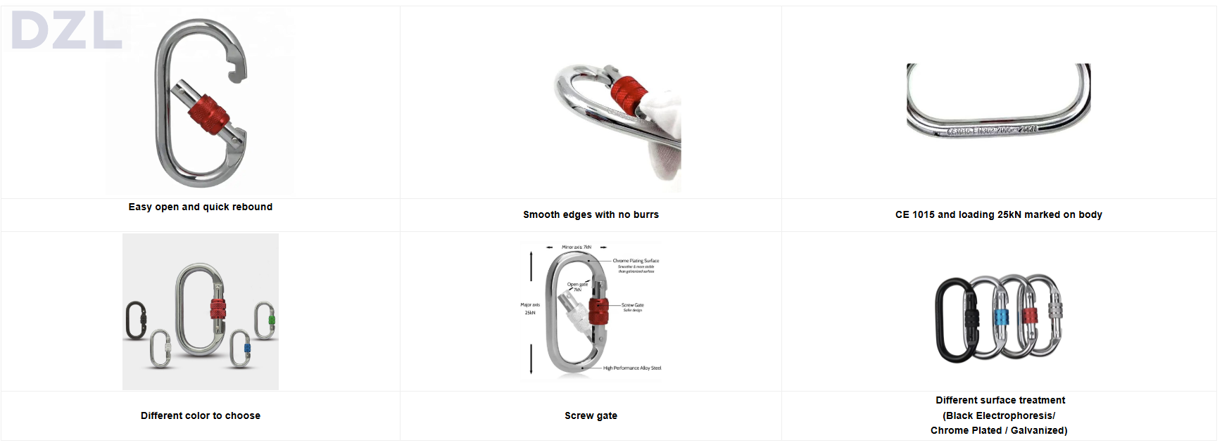 oval shape screw lock alloy steel carabiner.png oval shape screw lock alloy steel carabiner.png